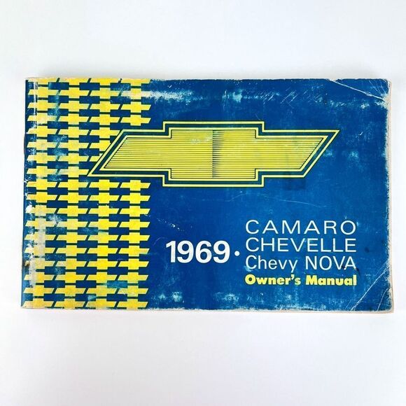1969 Chevrolet Camaro Chevelle Nova Owner's Manual 3rd Edition - Picture 1 of 8